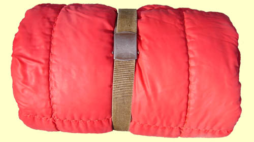 Antiker Schlafsack mit Kunstfaserfüllung